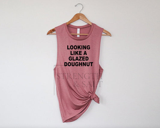 Glazed Doughnut Muscle Tank